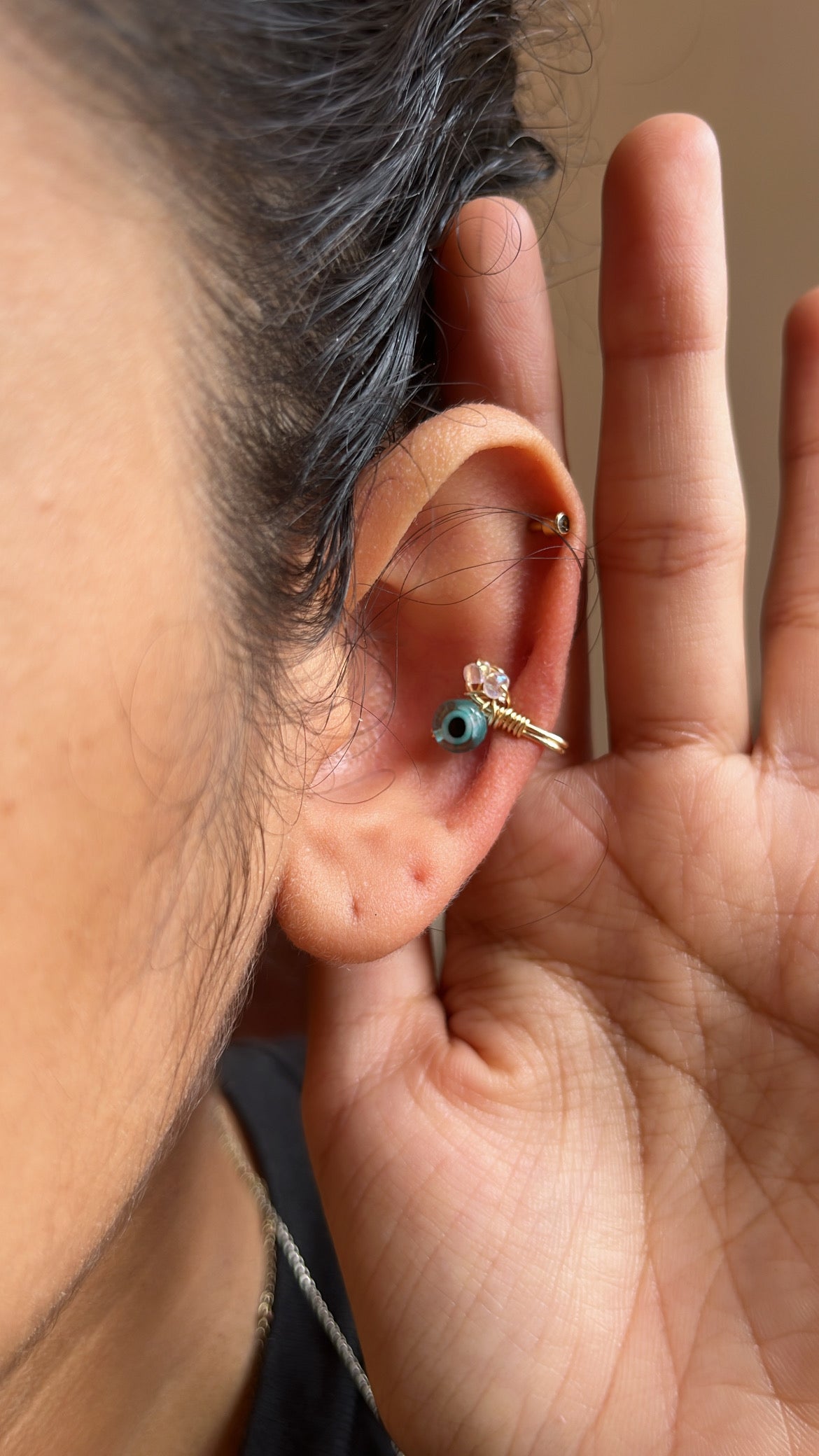 Ear Cuff Ojo Turco