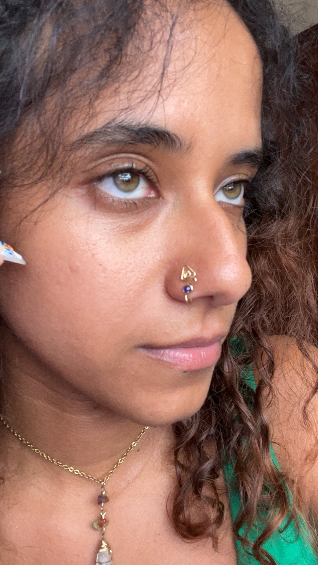 Pantalla de nariz triangular