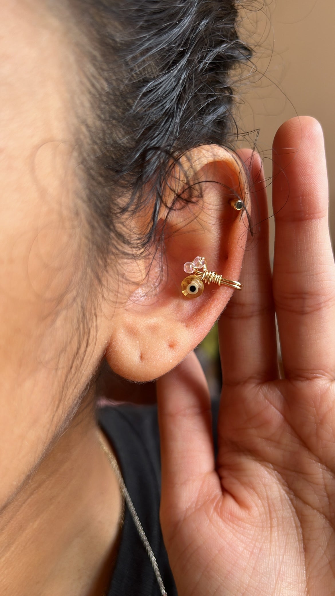Ear Cuff Ojo Turco