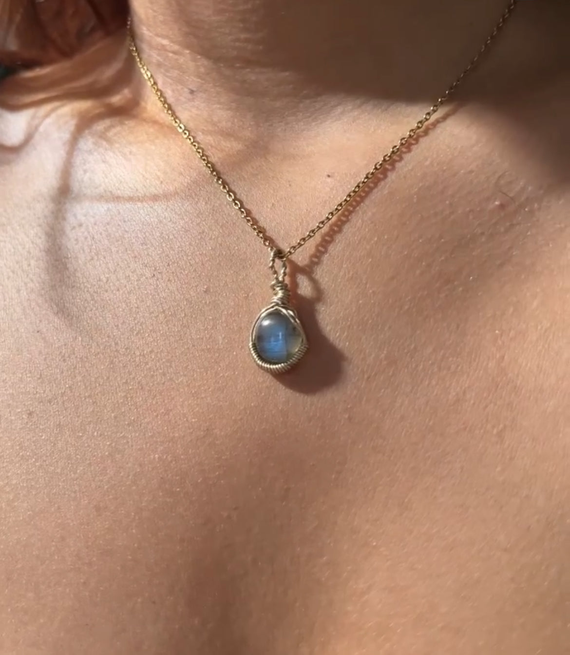 Labradorite necklace