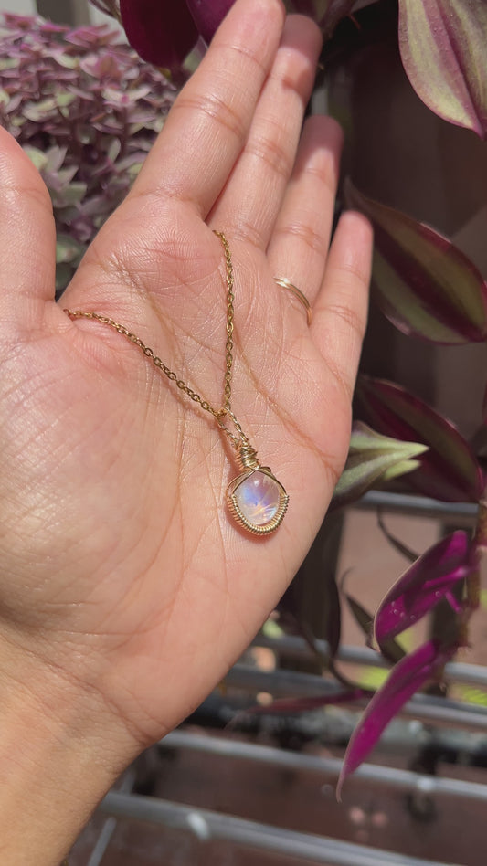 Moonstone necklace