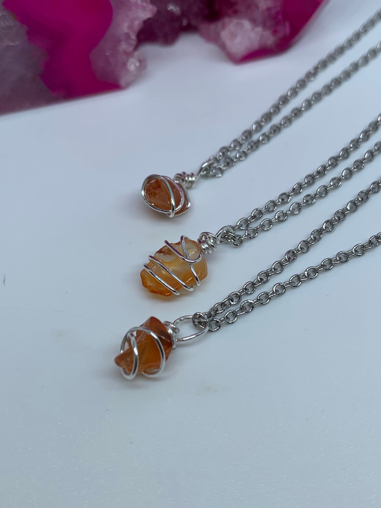 Carnelian necklace