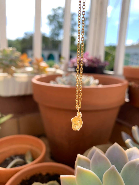 Citrine necklace