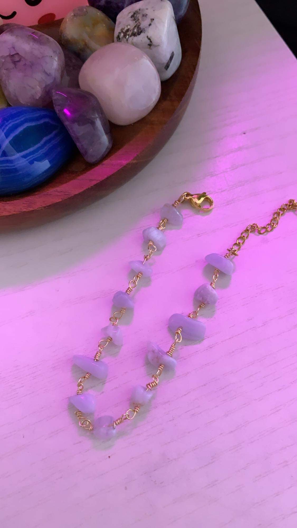 Blue Lace Agate Bracelet