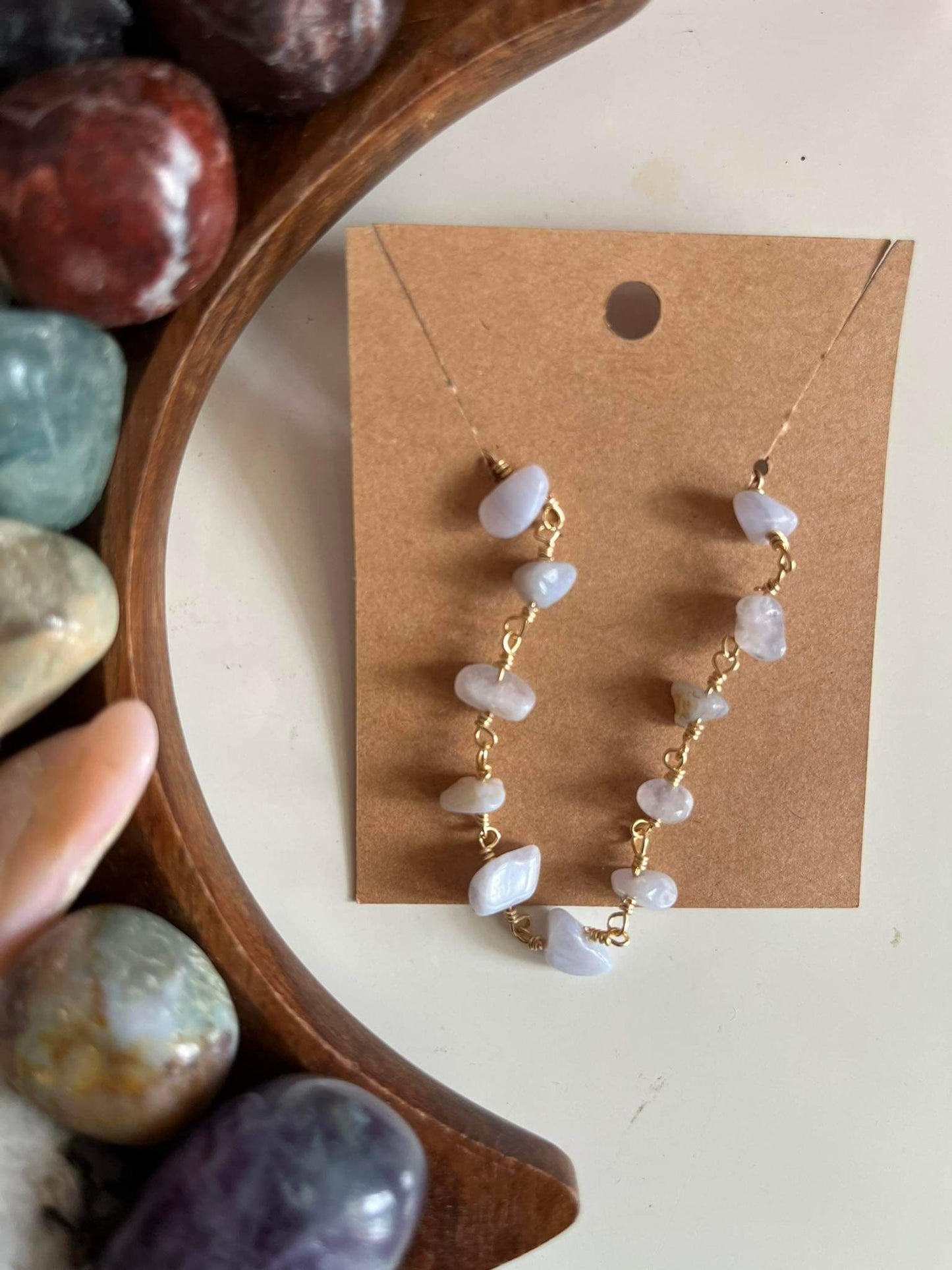 Blue Lace Agate Bracelet